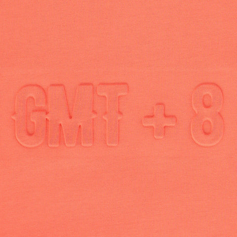 GMT+8 Embossed Oversized T-Shirt