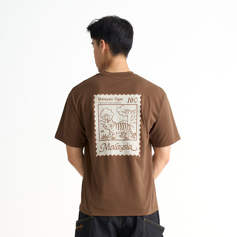 Harimau Stamp Graphic T-Shirt