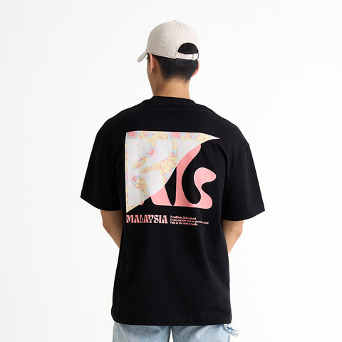 KL Batik Print Oversized T-Shirt