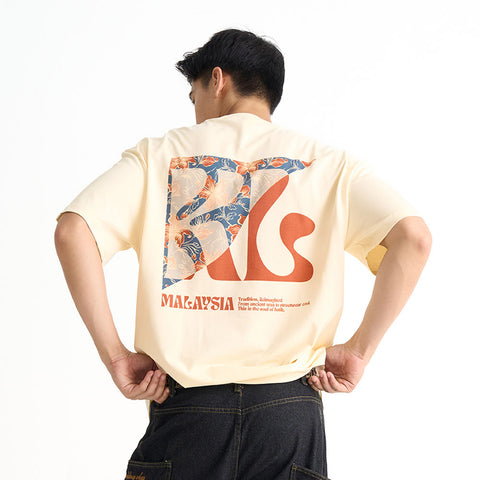 KL Batik Print Oversized T-Shirt