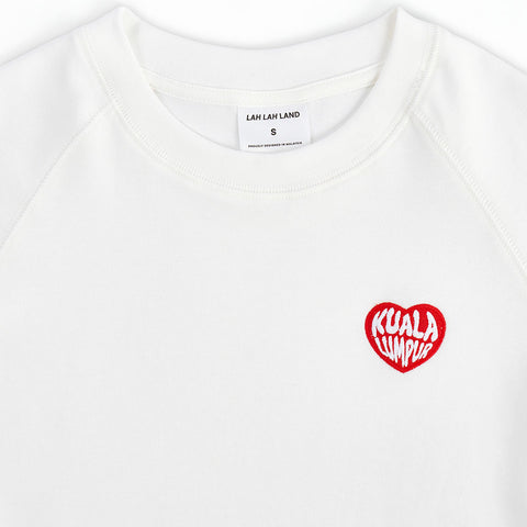 KL Heart Embroidered Baby Tee