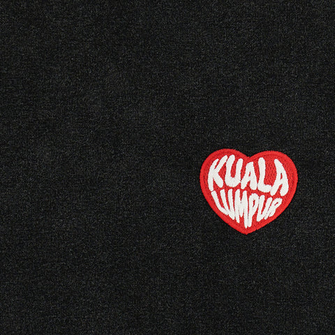 KL Heart Faded Cropped Boxy Tee
