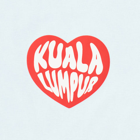 KL Heart Graphic Cropped Baby Tee