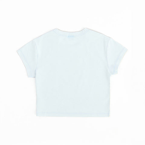 KL Heart Graphic Cropped Baby Tee