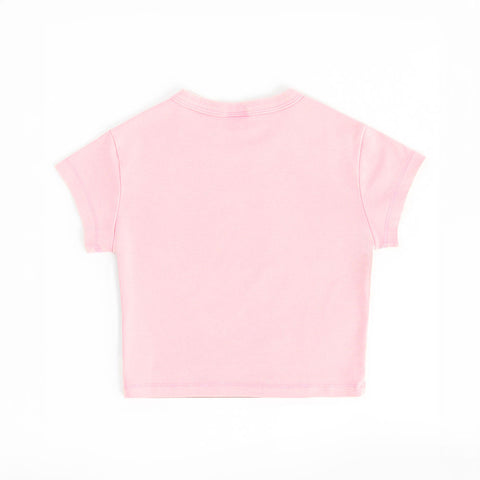 KL Heart Graphic Cropped Baby Tee