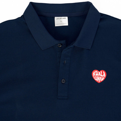 KL Heart Embroidered Polo T-Shirt