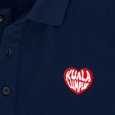 KL Heart Embroidered Polo T-Shirt