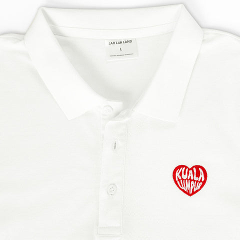 KL Heart Embroidered Polo T-Shirt