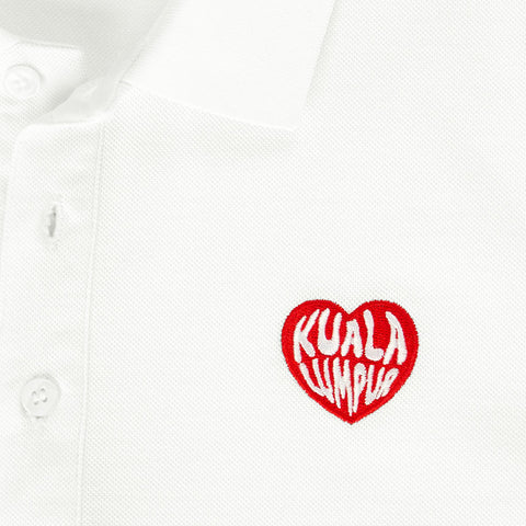 KL Heart Embroidered Polo T-Shirt