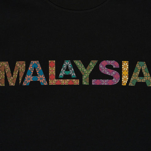 Malaysia Batik Print Oversized T-Shirt
