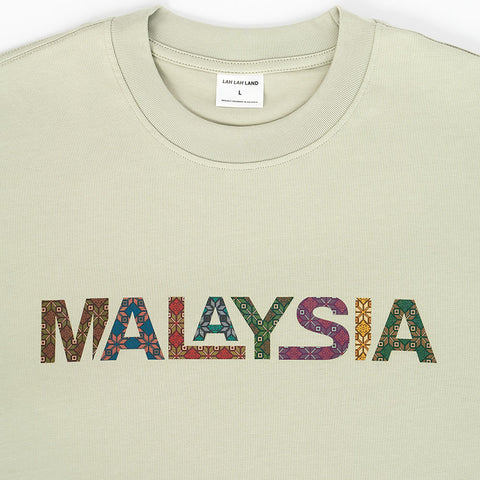 Malaysia Batik Print Oversized T-Shirt