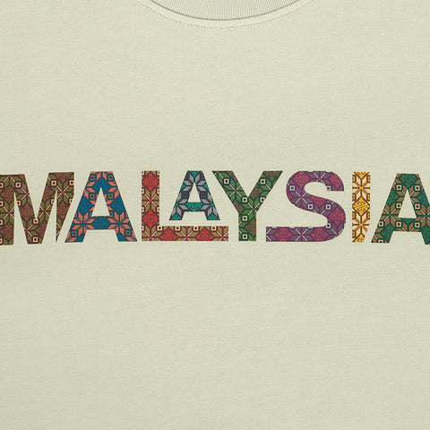 Malaysia Batik Print Oversized T-Shirt