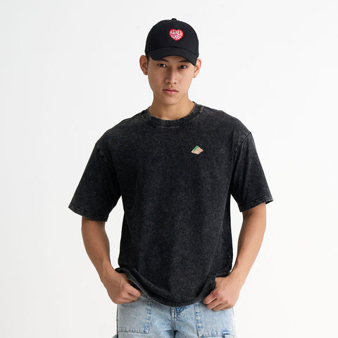 Nasi Lemak Acid Wash Graphic T-Shirt