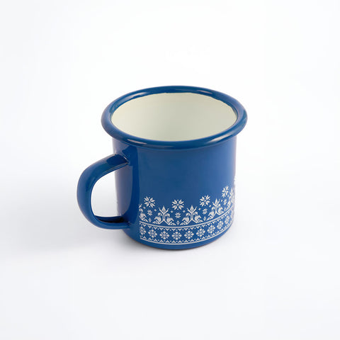 Malaysia Songket Enamel Cup