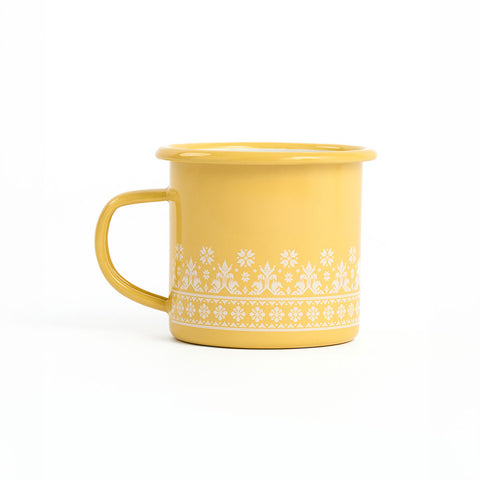 Malaysia Songket Enamel Cup